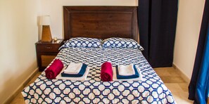 Premium bedding, free WiFi, bed sheets