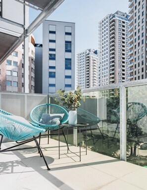 Economy Apartment, 1 Bedroom, City View (Prievozska 10) | Balcony