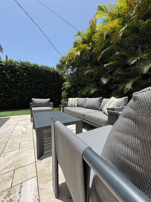 Terrace/patio - The Coral - Luxury House near Beach w/ Private Pool (Carolina)