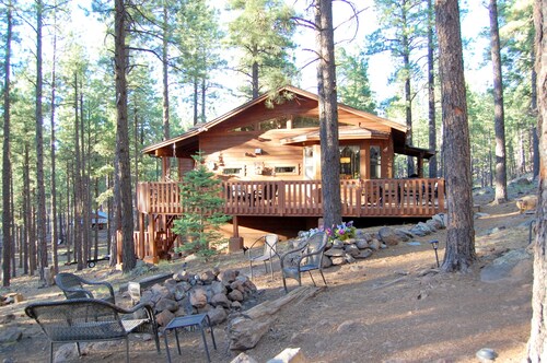 Luxury Secluded 4BR Cabin in Pines on 3 acres - Flagstaff/ Grand Canyon