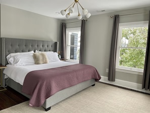 5 bedrooms, pillow-top beds, desk, iron/ironing board - Serene Sauna Retreat with Chefs Kitchen, Luxury Beds & Luxury Baths (West Point)