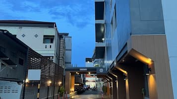 Front of property – evening/night