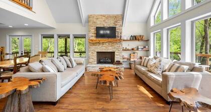 Dahlonega Chalet am Chestatee River. Sehr privat und familienfreundlich.