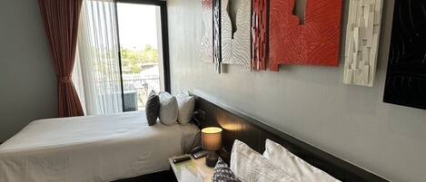 Twin kamer | Uitzicht op de stad