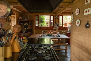 Shared kitchen - Hospedaje La Tierrita (Villa de Leyva)