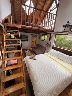 1 bedroom, iron/ironing board (on request), WiFi (free), bed sheets - Hospedaje La Tierrita (Villa de Leyva)