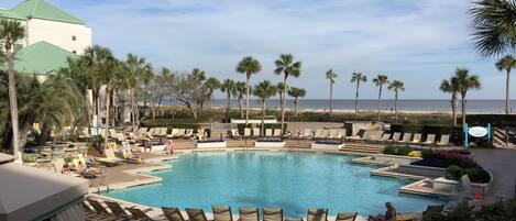 Außenpool, beheizter Pool