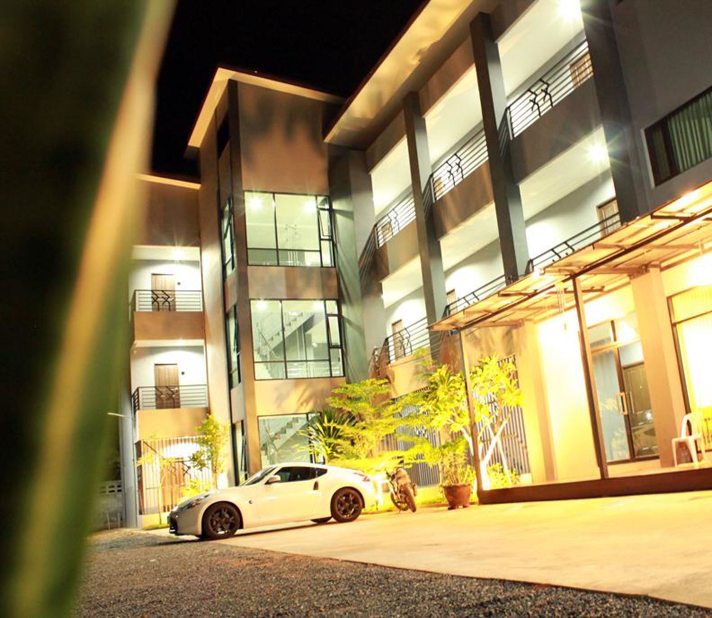 Front of property - evening/night