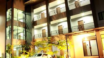 Front of property - evening/night