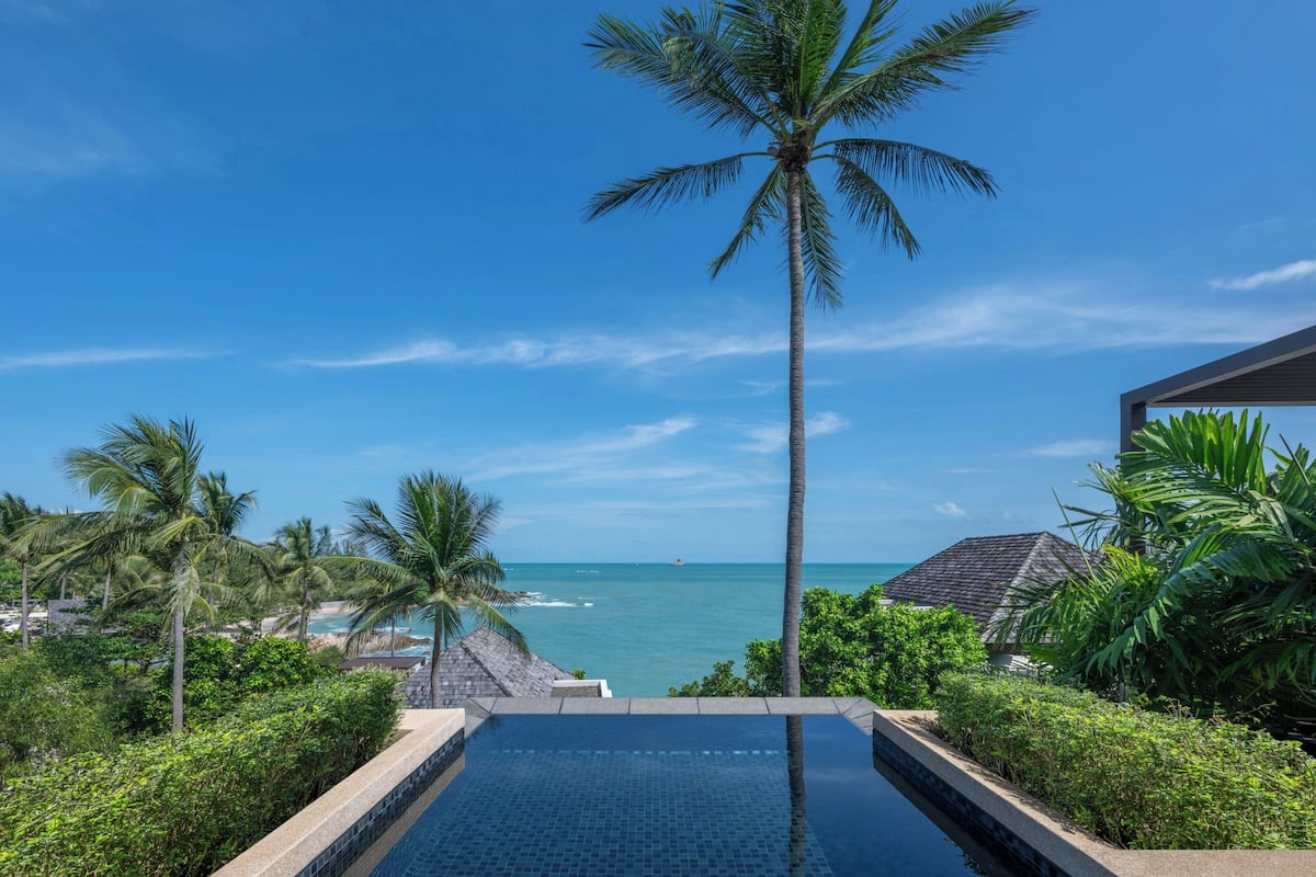 Villa – exclusive, 1 soverom, havutsikt | Basseng | Utendørsbasseng