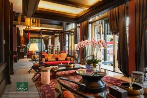 Sala de estar en el lobby