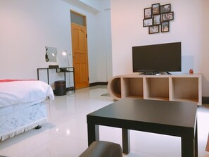 Doppelzimmer (Warm) | Wohnbereich