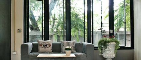 Sala de estar en el lobby