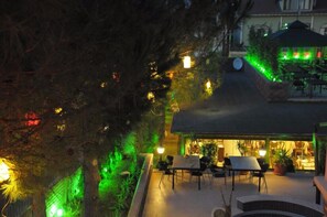 Front of property – evening/night
