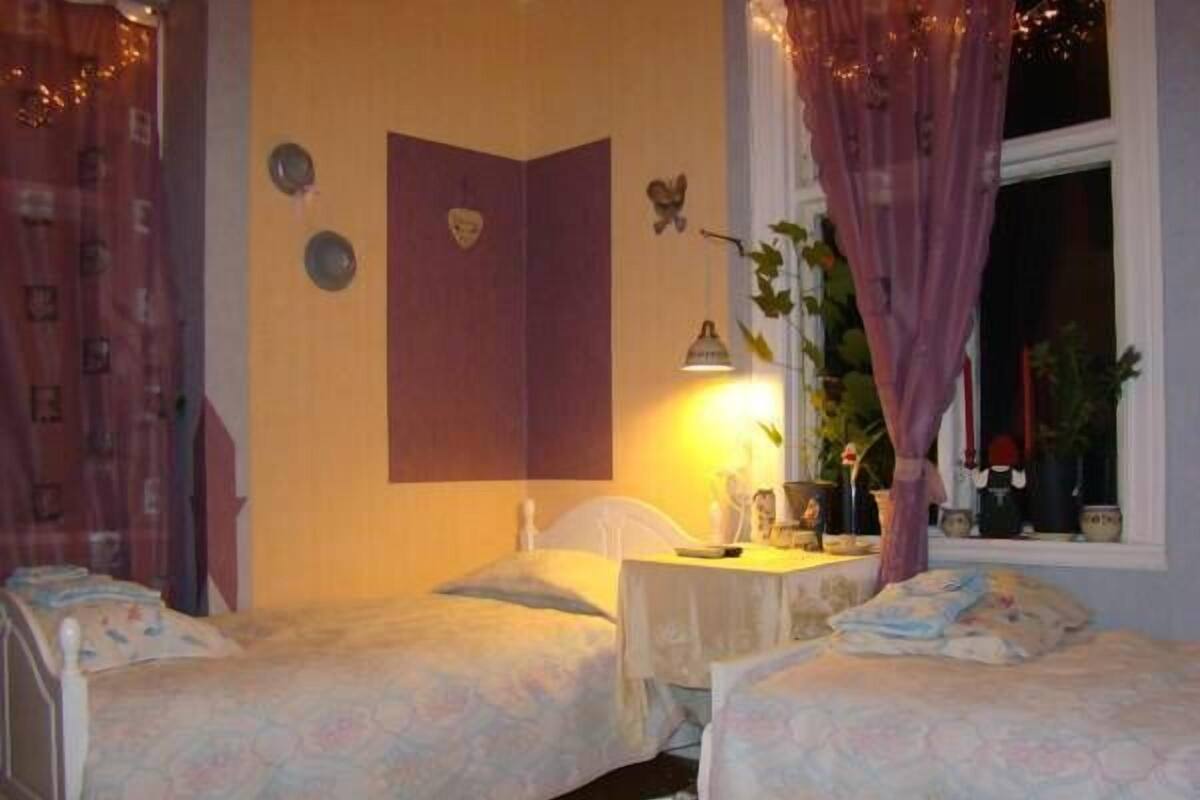 Individually decorated, individually furnished, iron/ironing board