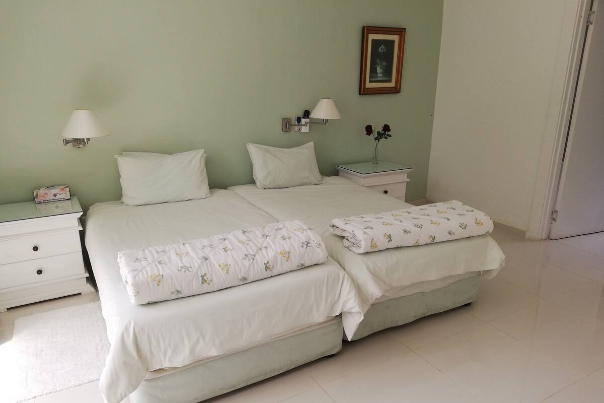 In-room safe, blackout drapes, WiFi (free), bed sheets