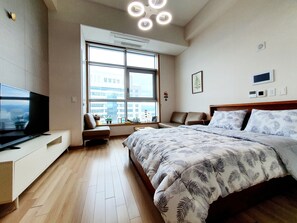 Dúplex | 2 habitaciones, ropa de cama de alta calidad y camas con efecto memoria 