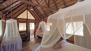 3 bedrooms, premium bedding, individually furnished, bed sheets