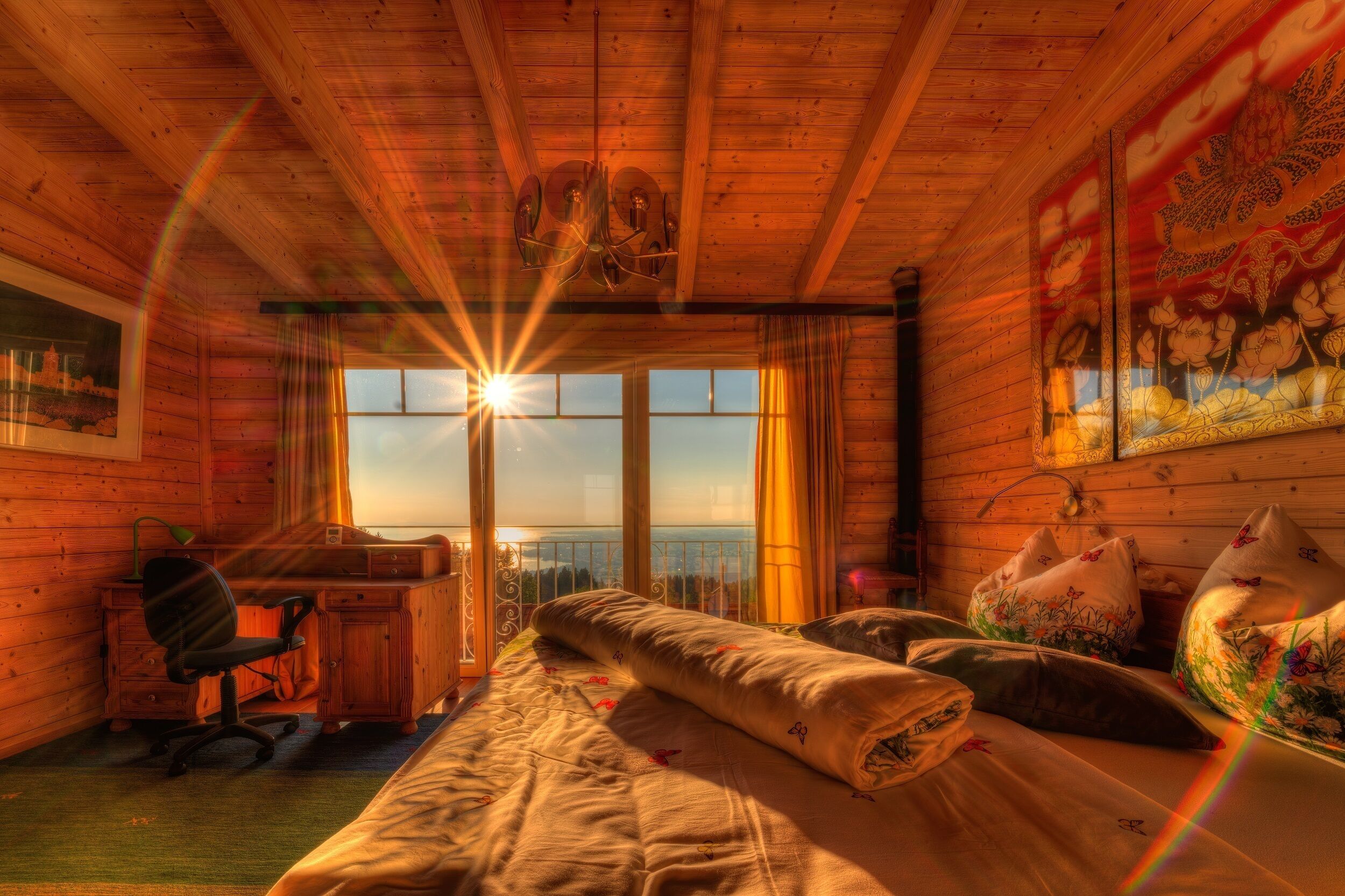 Business Penthouse, 1 Bedroom, Terrace, Lakeside | Premium bedding, in-room safe, WiFi, individually decorated