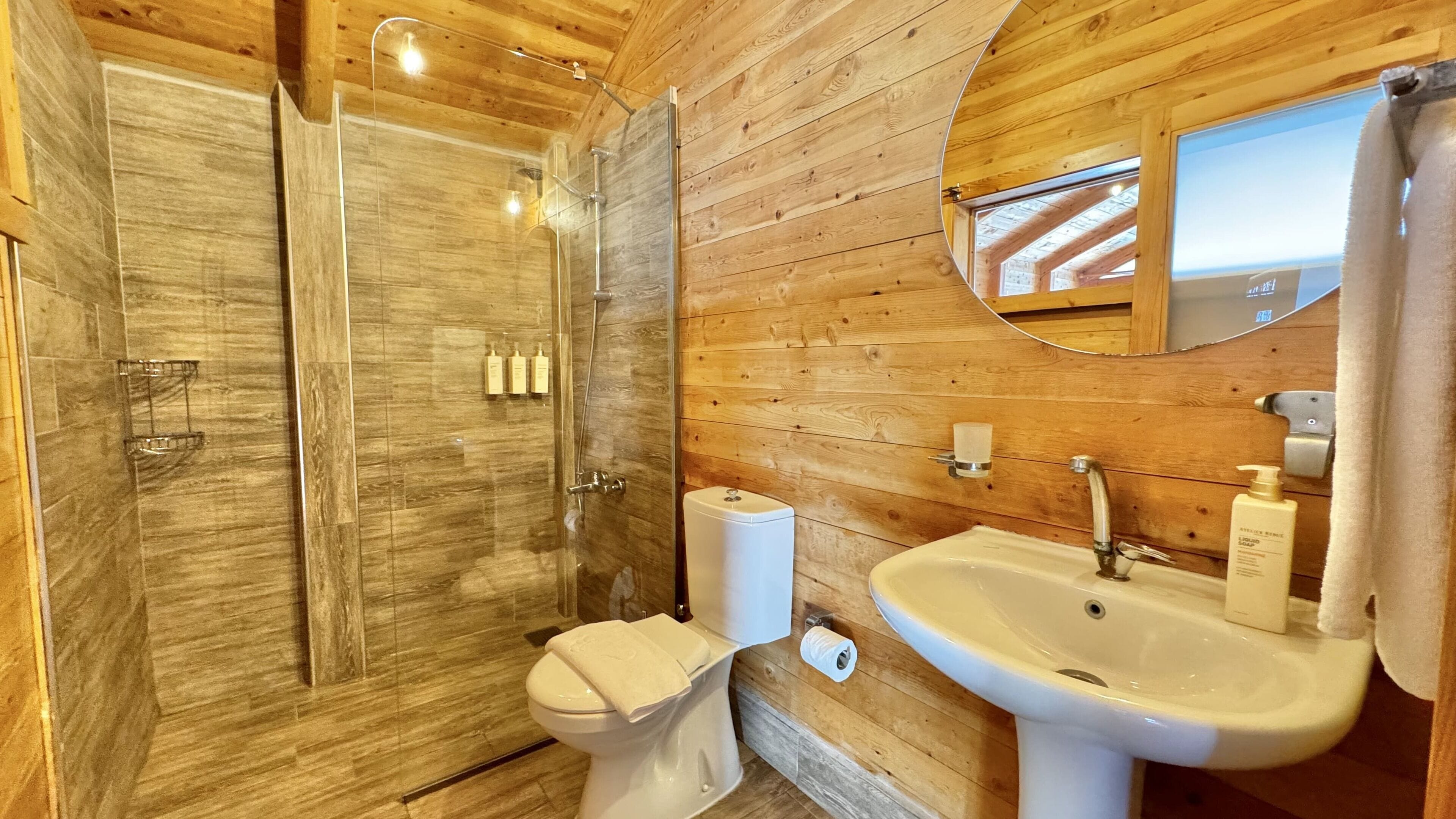 gelincik ( private pool and jacuzzi ) | bathroom | jetted bath, rainfall showerhead, designer toiletries, hair dryer