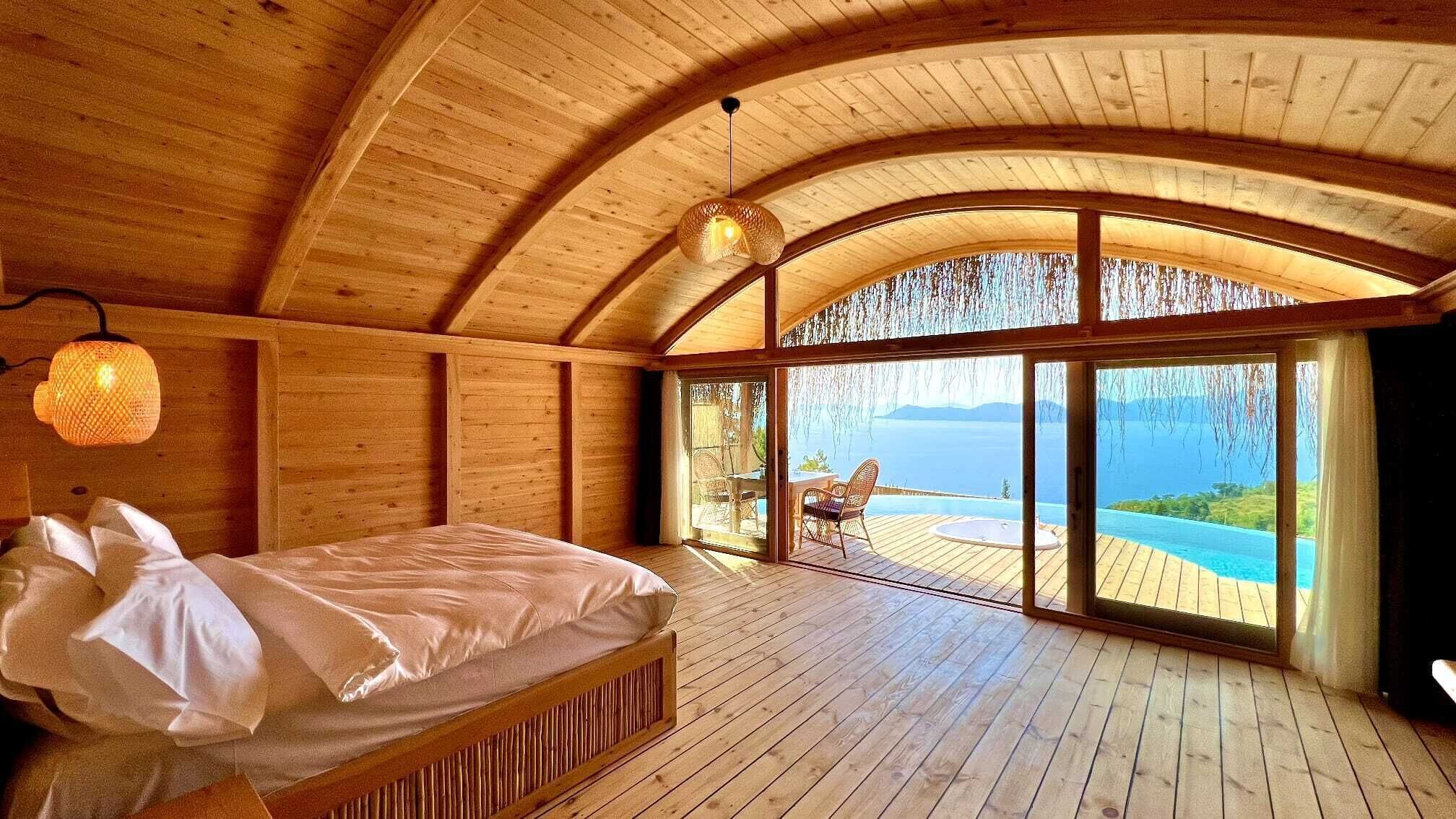 mimoza ( private pool and jacuzzi ) | view from room