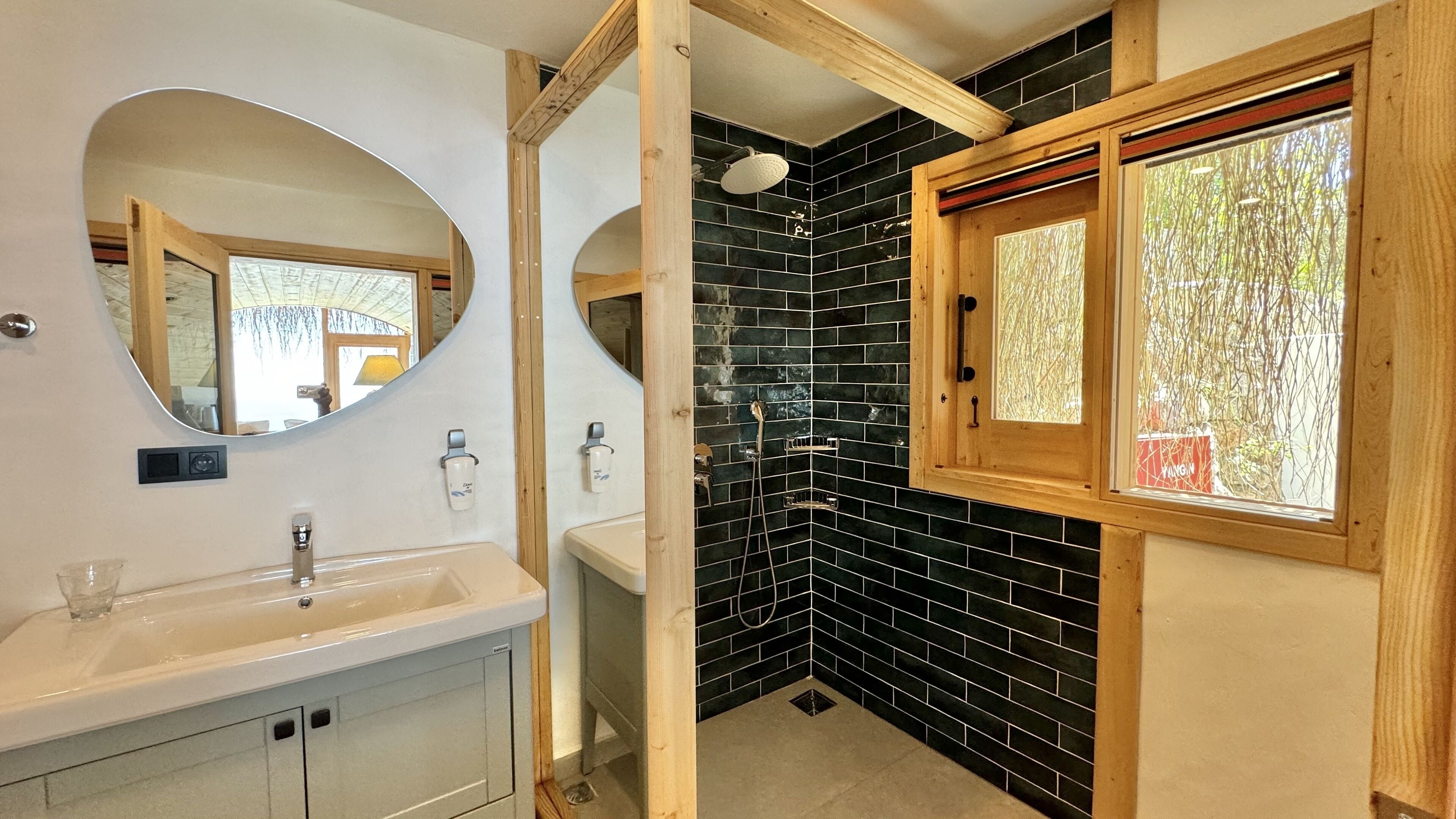 zambak ( full sea view , private pool and jacuzzi ) | bathroom | jetted bath, rainfall showerhead, designer toiletries, hair dryer