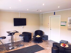 Sitteområde i lobbyen