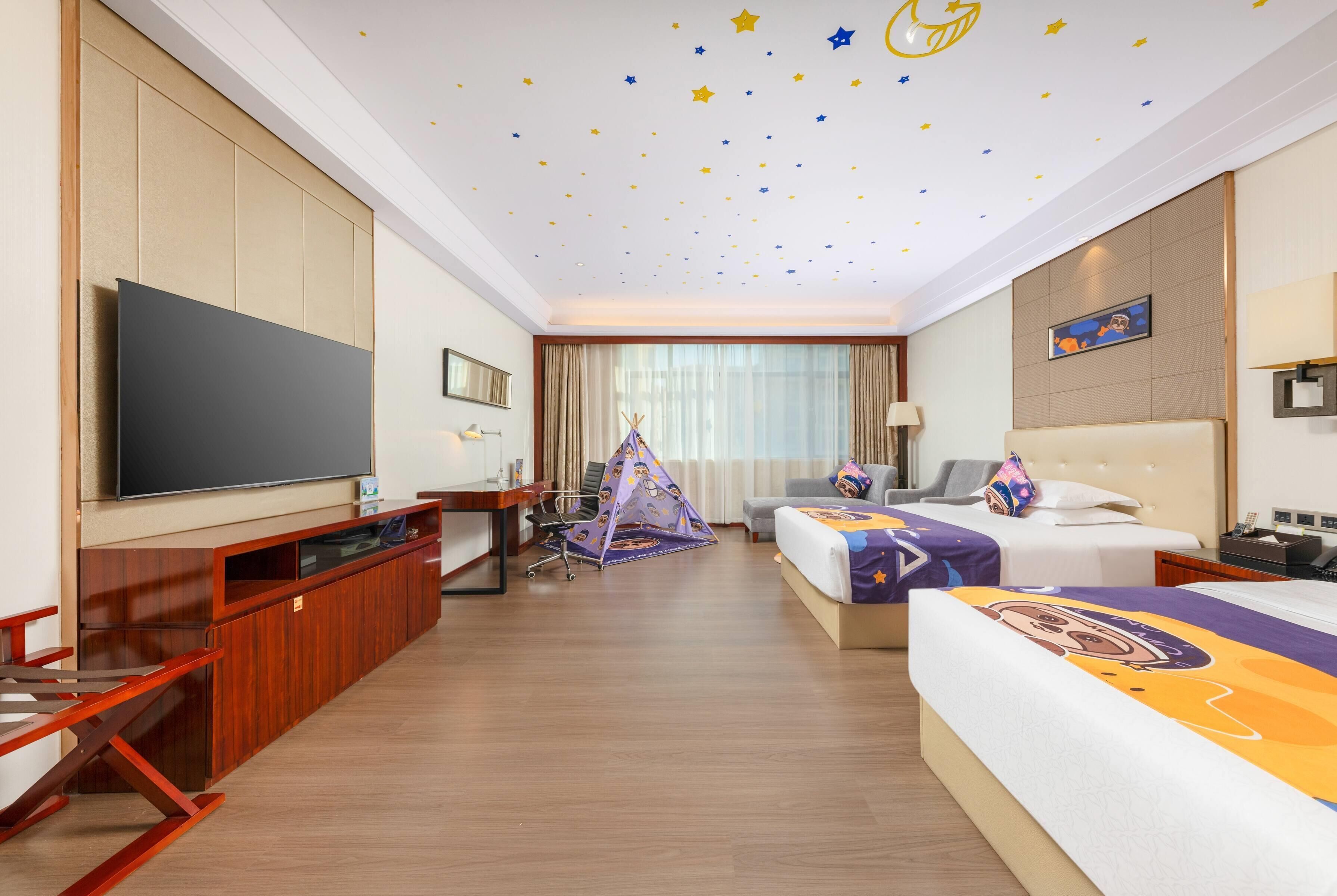 Chambre, plusieurs lits, non-fumeurs (Parent-Child) | Literie de qualité supérieure, minibar, coffres-forts dans les chambres