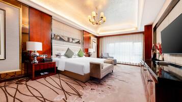 Langyue Suite | Sängtillbehör av högsta kvalitet och minibar
