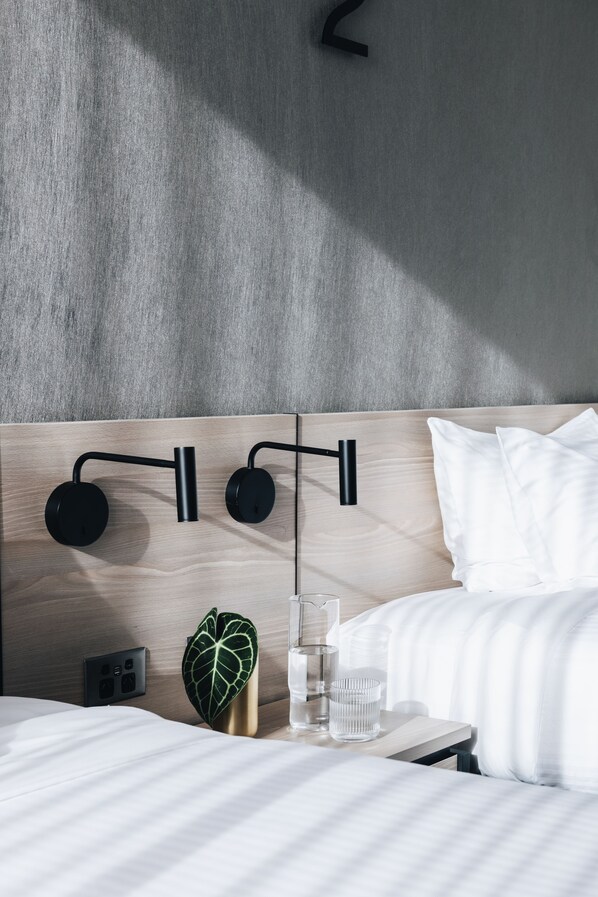 Standard Double Room, 2 Double Beds | 1 bedroom, pillow-top beds, in-room safe, desk
