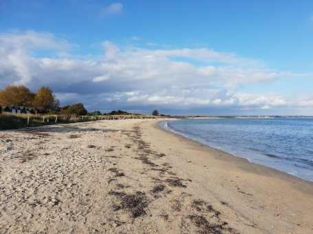 Beach nearby. The Knoll House