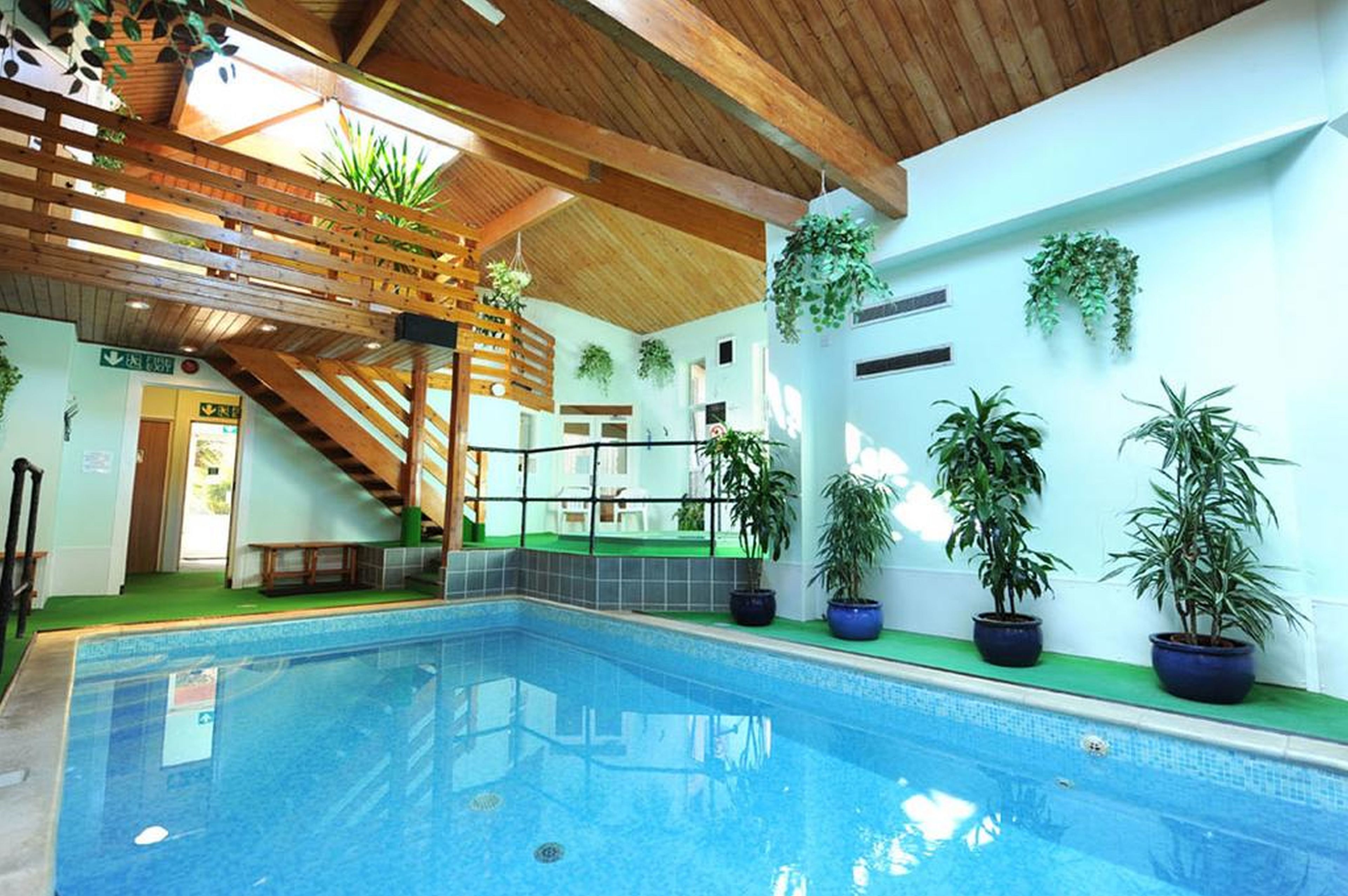 indoor pool, outdoor pool