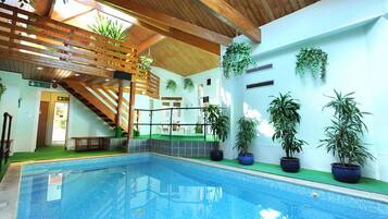 Indoor pool, outdoor pool