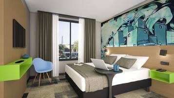 Superior Double Room, 1 Double Bed, Tower (Eiffel Tower View) | Premium bedding, in-room safe, desk, blackout drapes