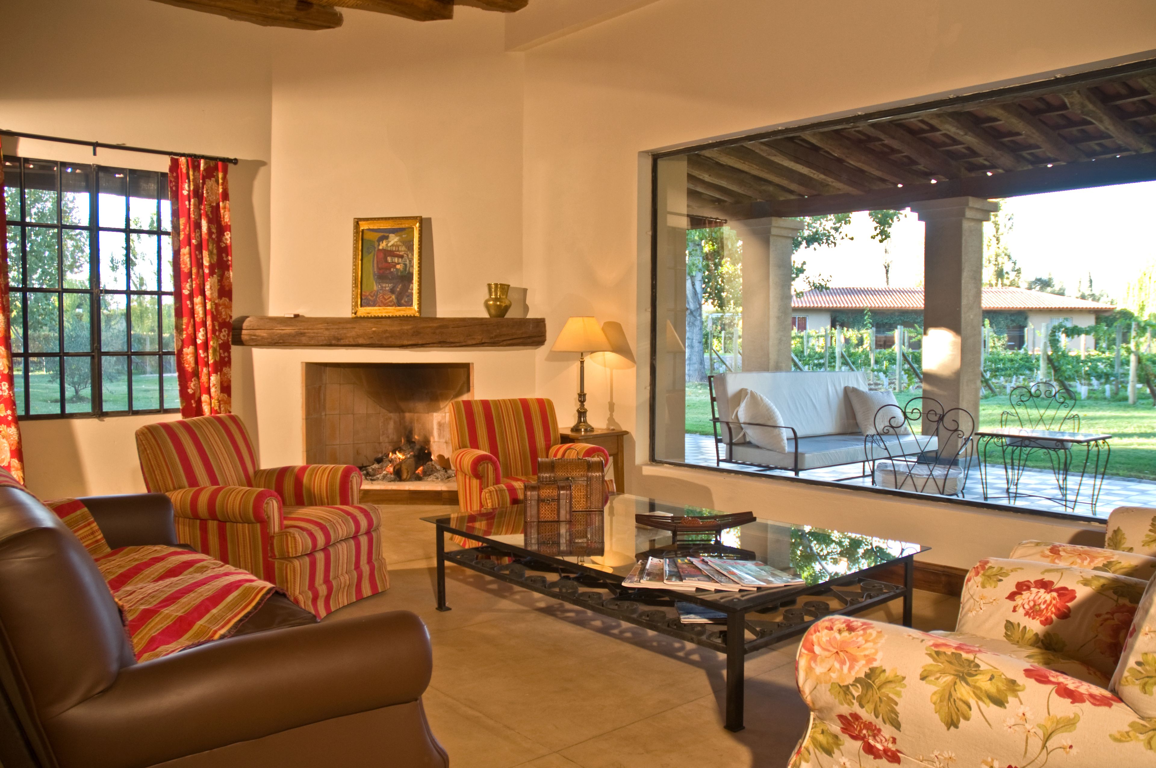 Sala de estar en el lobby