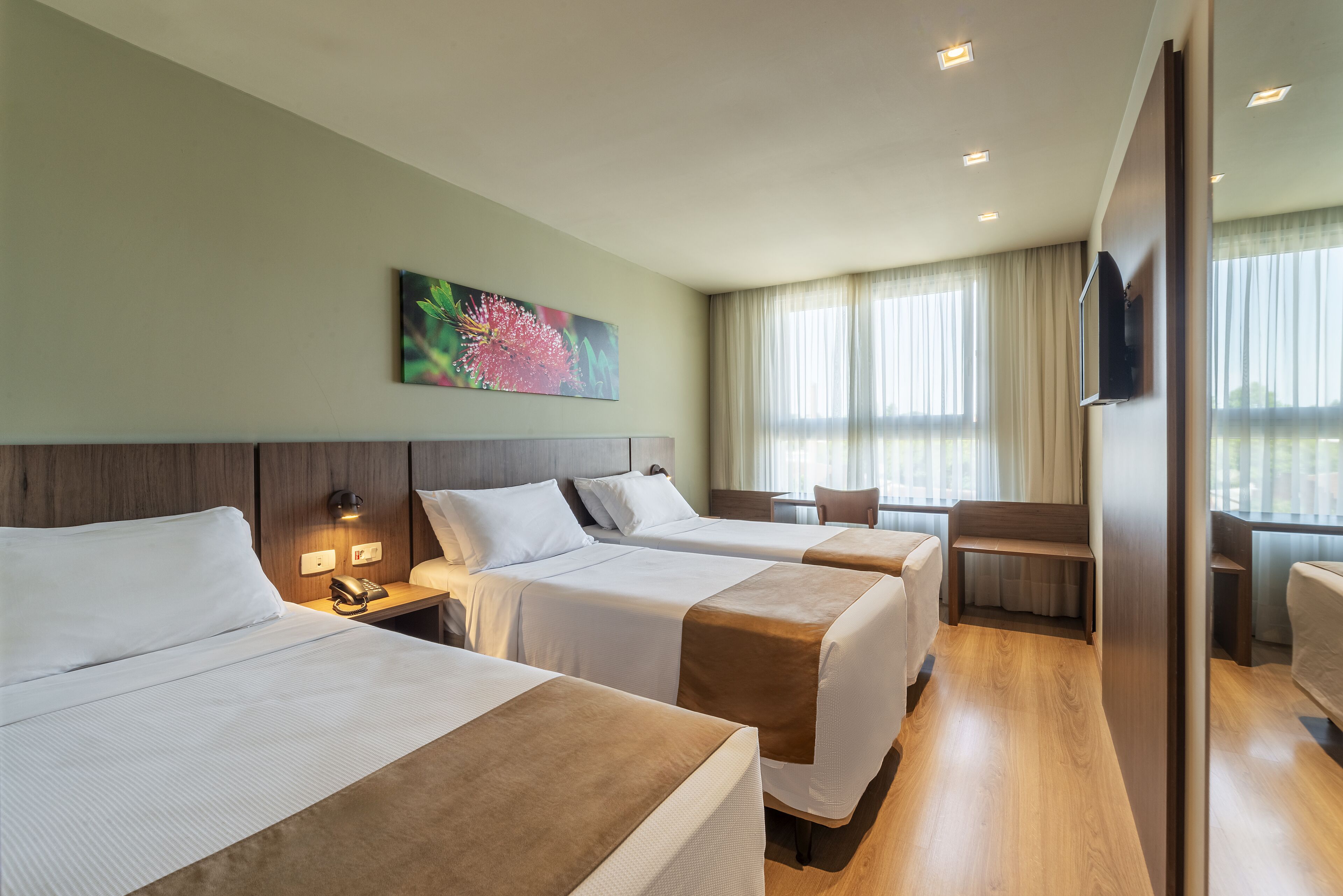 triple luxury | hypo-allergenic bedding, down duvets, select comfort beds, minibar