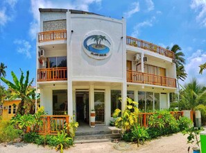 Uitzicht vanuit accommodatie