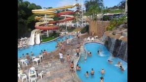 9 outdoor pools - Golden Dolphin Grand Hotel - Apartamento (Caldas Novas)