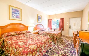Standard Double Room, 2 Double Beds | Premium bedding, down duvets, desk, blackout curtains - Bay Harbour Motor Lodge (Forked River)