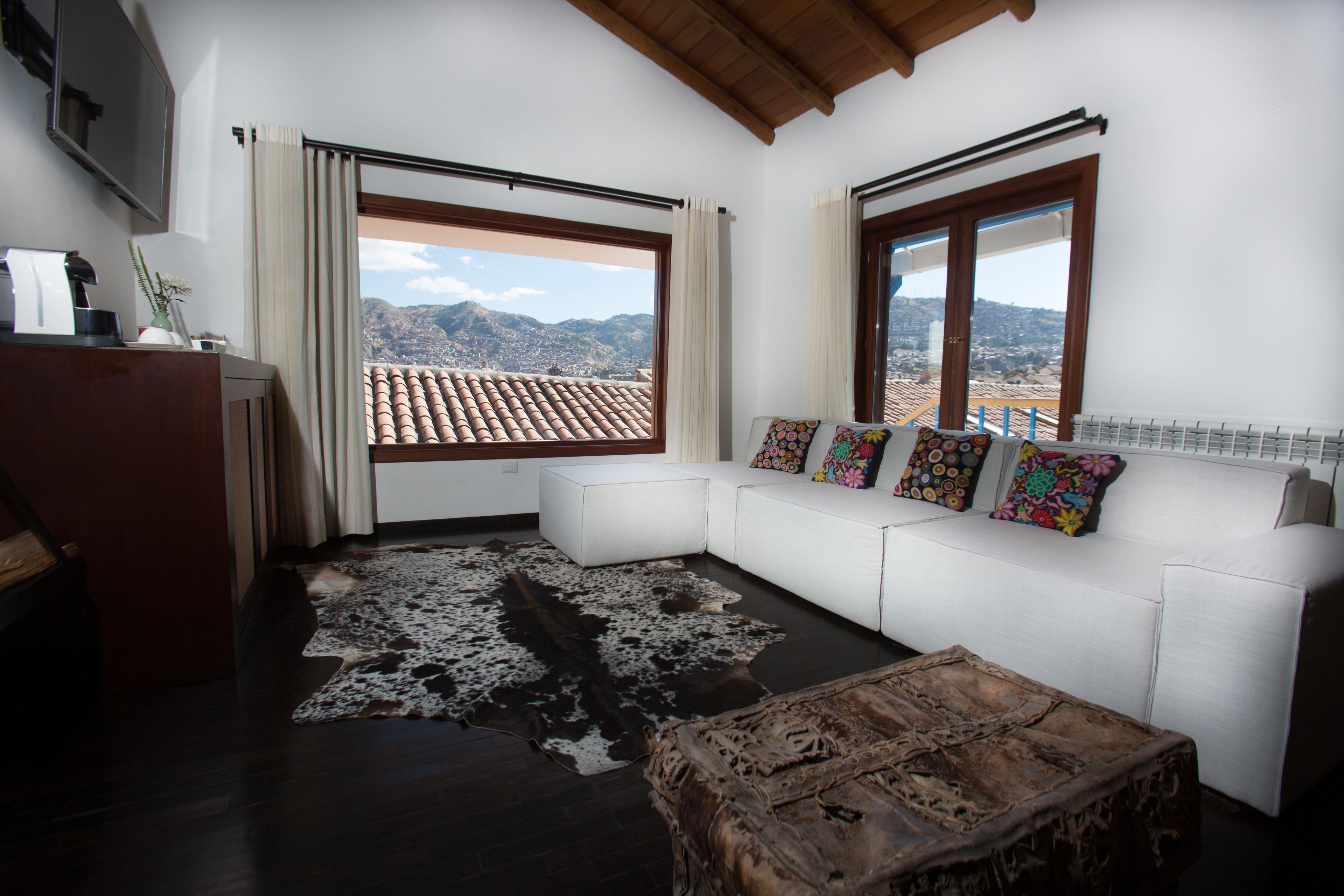 Presidential Suite, 1 King Bed, City View, Tower | Living area | LCD TV