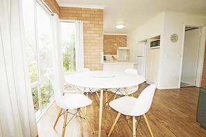 2 Bedroom Unit with Large Fenced Yard  | In-room dining