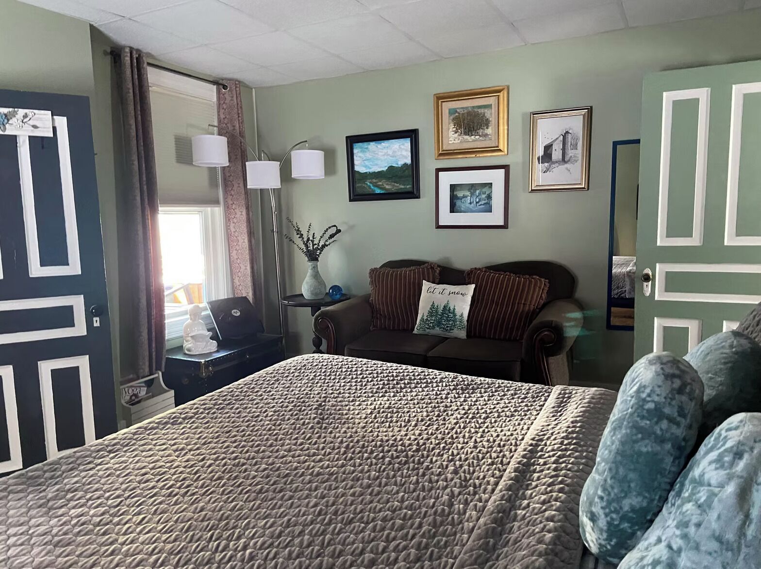 1 間睡房、熨斗/熨衫板、免費 Wi-Fi、床單