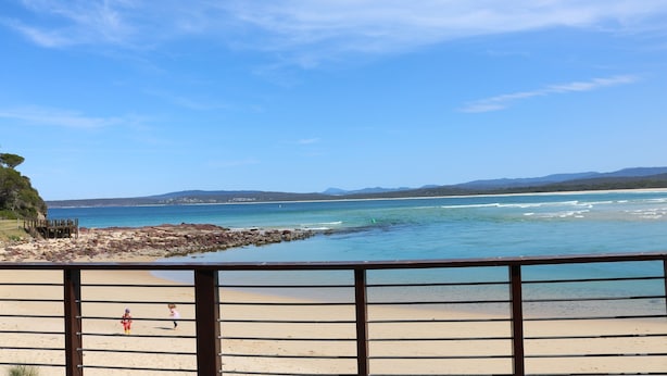 Vue sur la plage/l’océan
