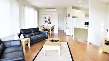 3 Bedroom Townhouse | Living area | Flat-screen TV, DVD player