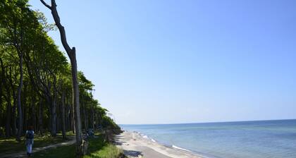 Half-timbered house by the sea between Warnemünde and Kühlungsborn only 300 m to the sea