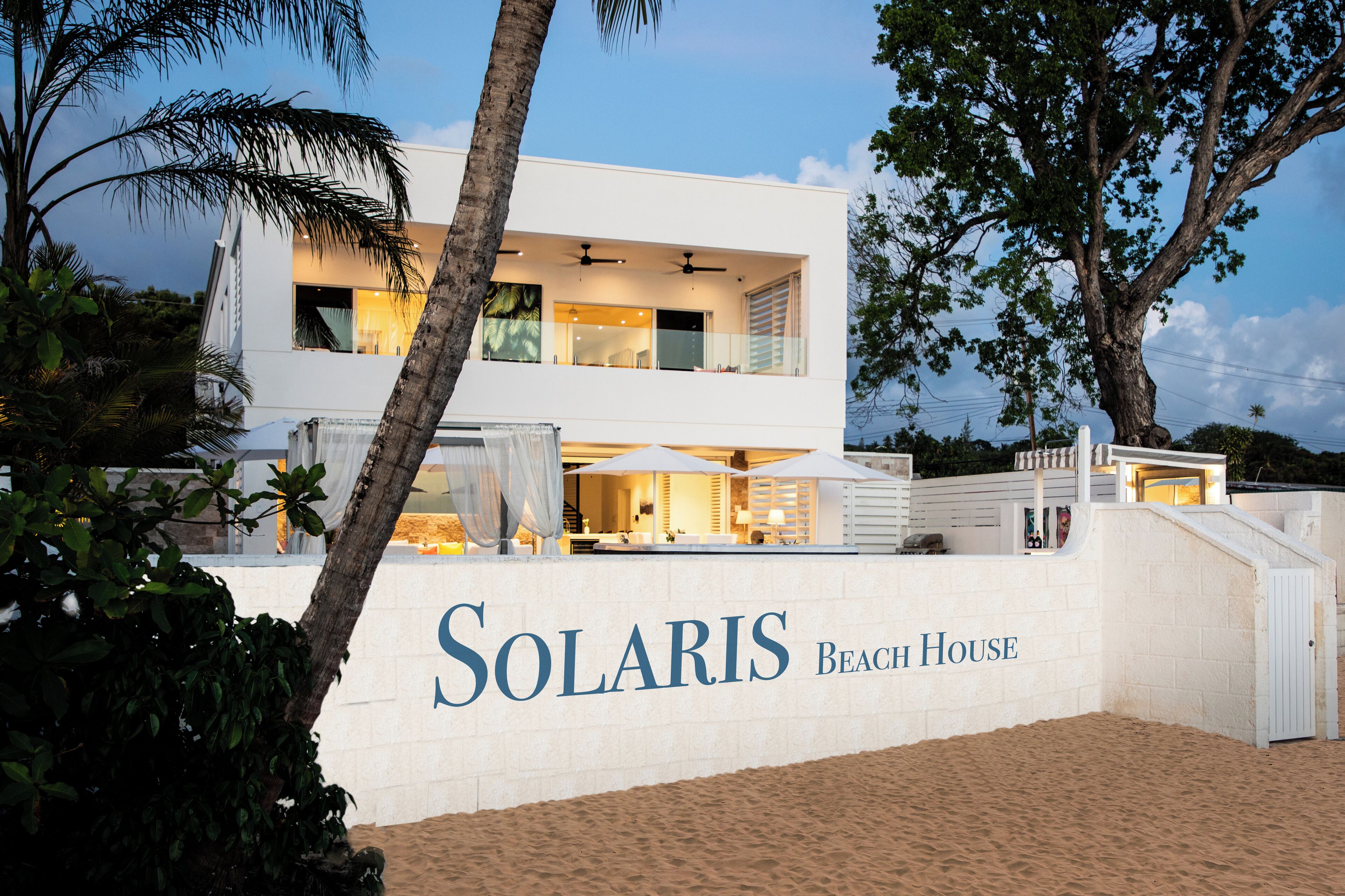 Solaris Beach House from the Beach 
