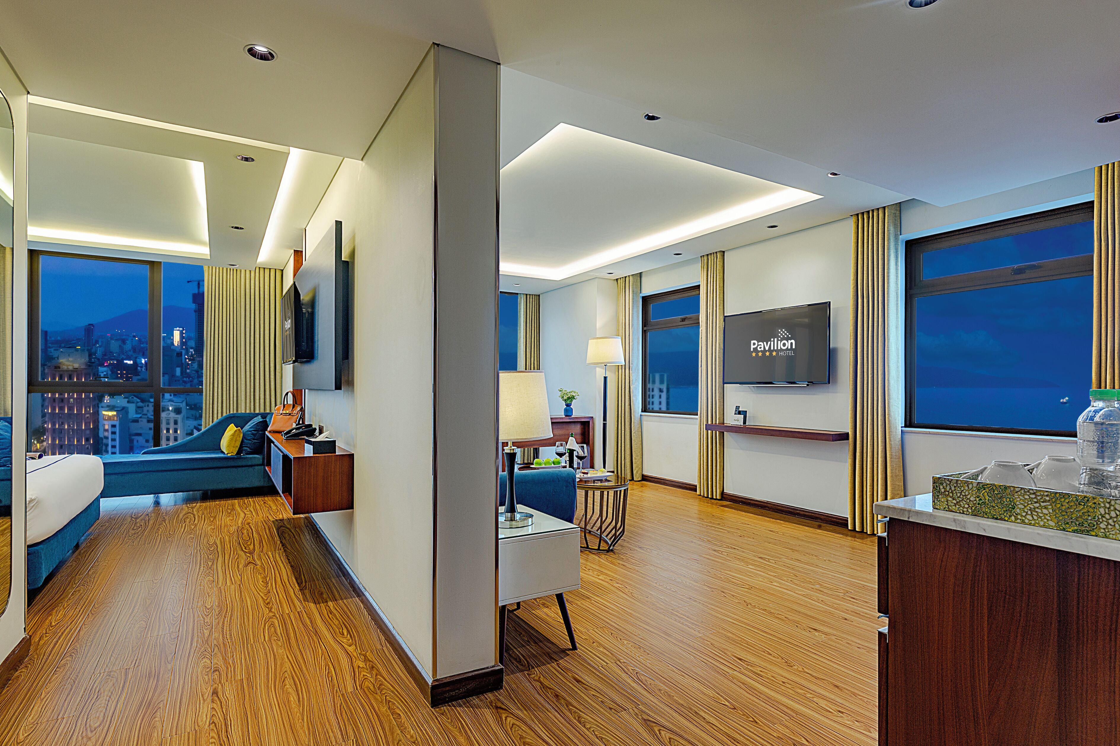 pavilion apartment | 1 bedroom, frette italian sheets, premium bedding, select comfort beds