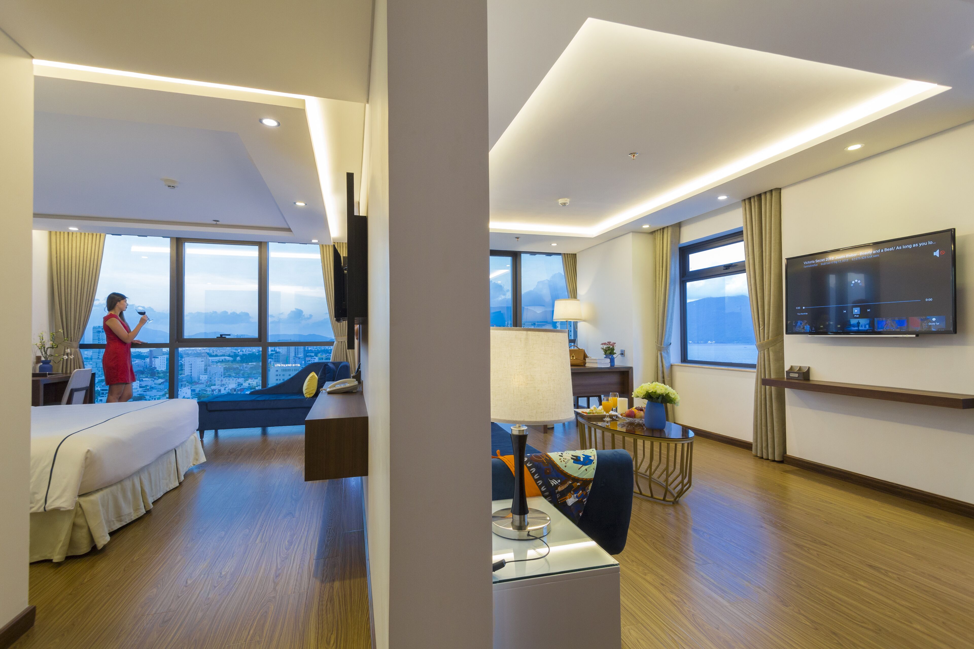 pavilion apartment | 1 bedroom, frette italian sheets, premium bedding, select comfort beds