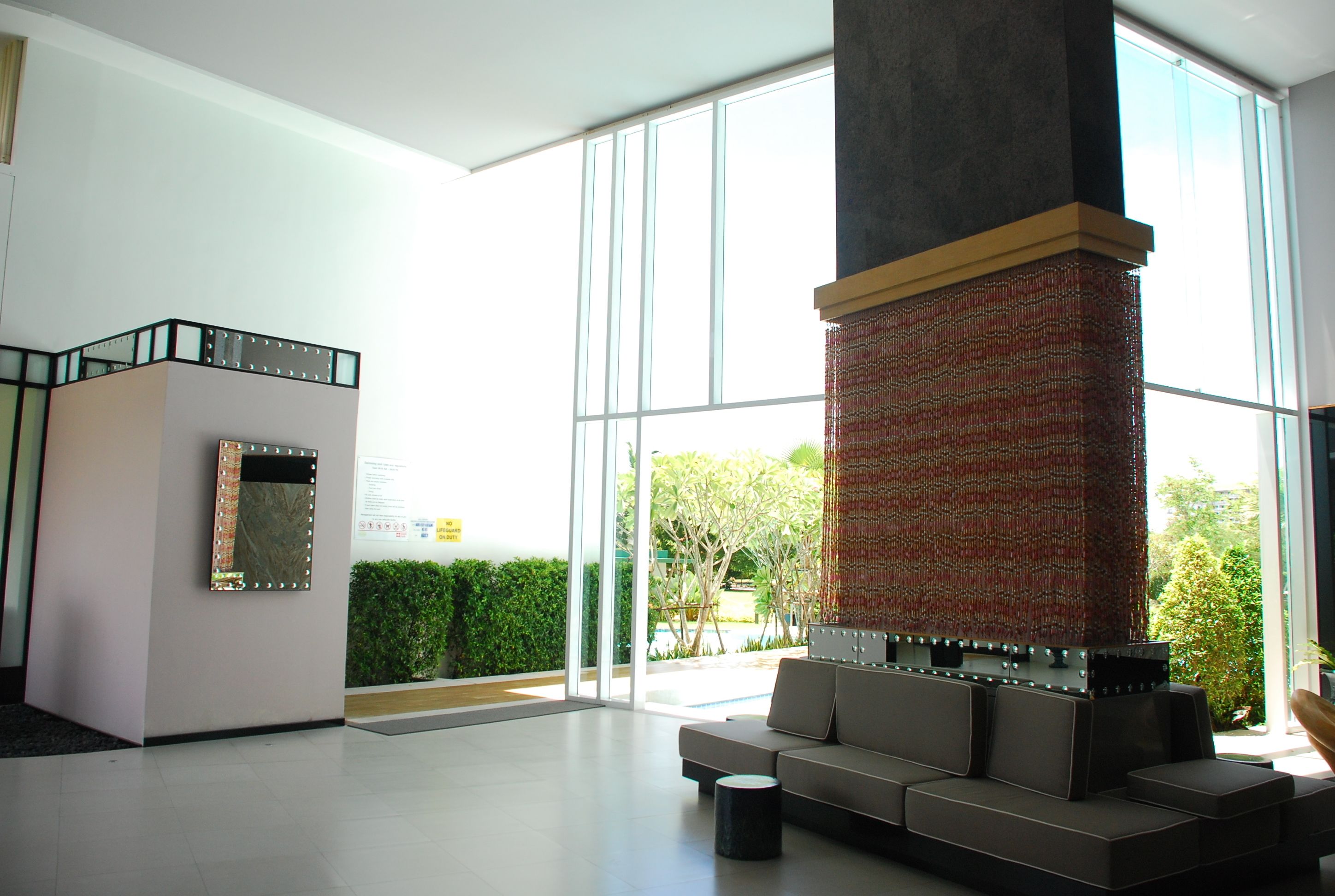 Zona de estar del vestíbulo