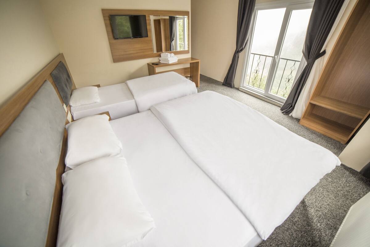 Deluxe Triple Room, 1 Bedroom, Mountain View, Corner | View from room